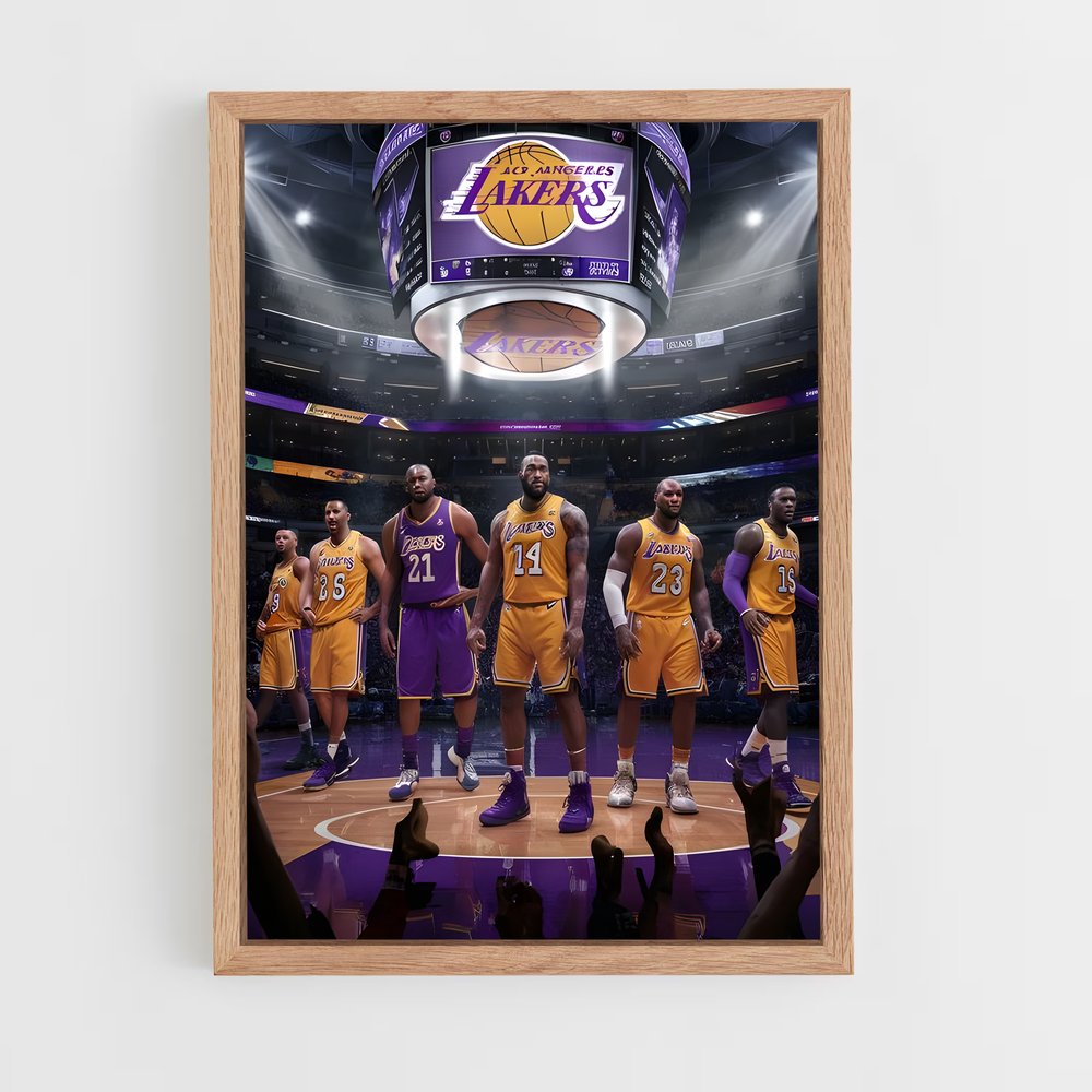 Poster Team Showtime – affiche Basketball (vue 4)